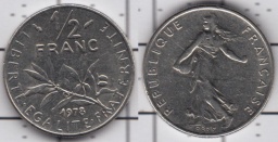 1/2 франка 1978