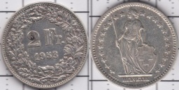 2 франка 1953
