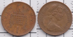 1 пенни 1971
