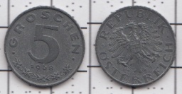 5 грош 1968