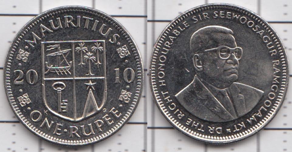Мавритания 1 рупия  2010г.