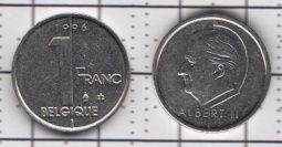 1 франк 1996