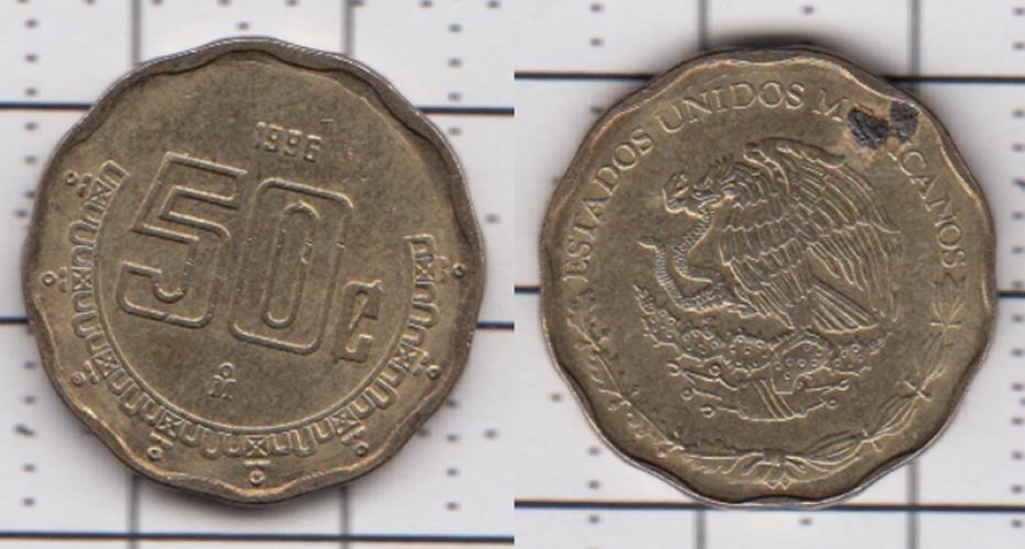 Мексика 50 центов  1996г.