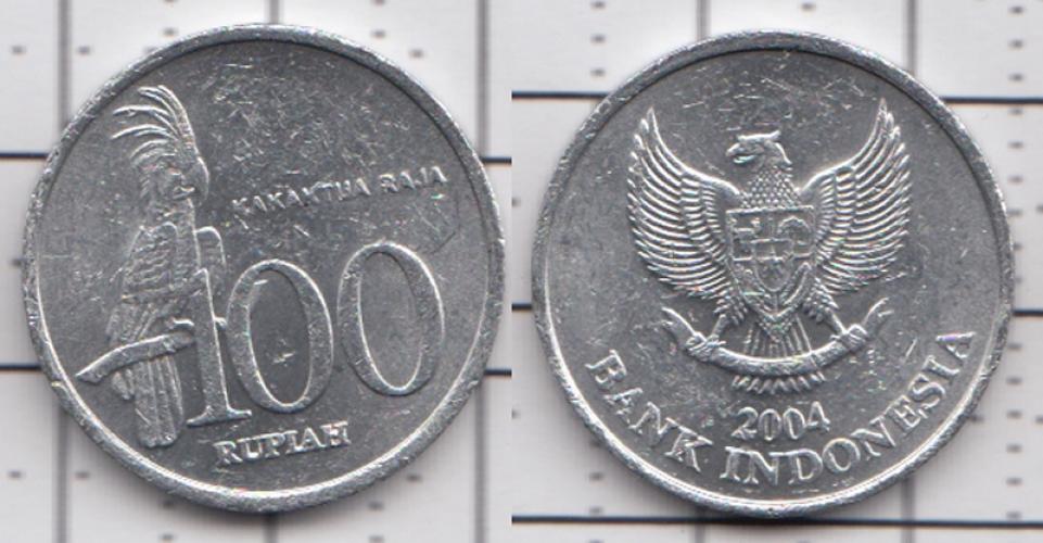 Индонезия 100 рупий  2004г.