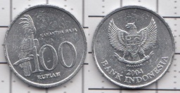 100 рупий 2004