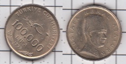 100000 лир 1999
