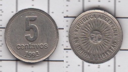 5 центаво 1993