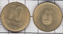 10 центаво 1992