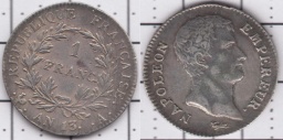 1 франк 1804