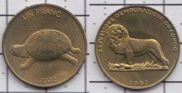 1 франк 2002