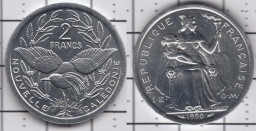 2 франка 1990