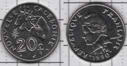 20 франков 1990
