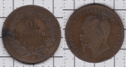 10 сантимов 1866