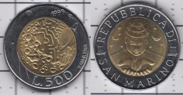 500 лир 1999