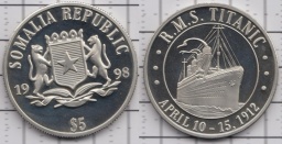 5 долларов 1998