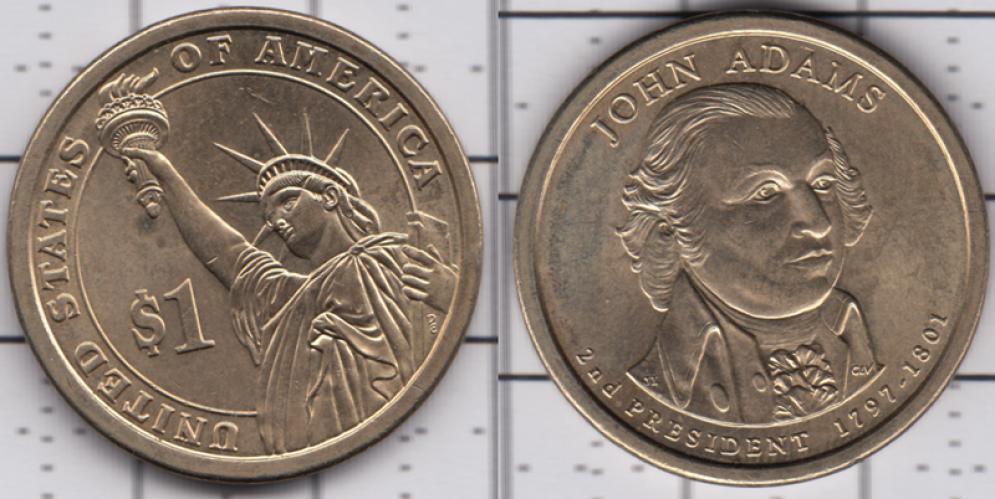 США 1 доллар ББ 2007г.