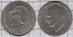 1 доллар 1976