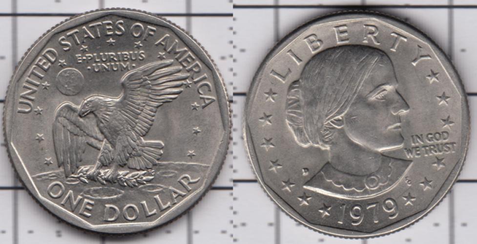 США 1 доллар ББ 1979г.
