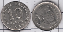 10 центаво 1956