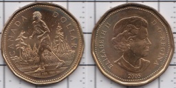 1 доллар 2005