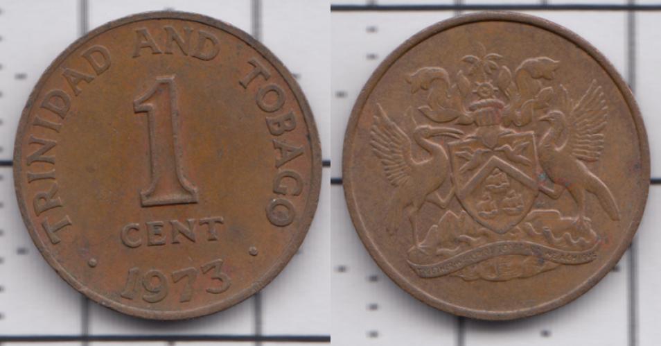 Тринидад и Тобаго 1 цент ББ 1973г.