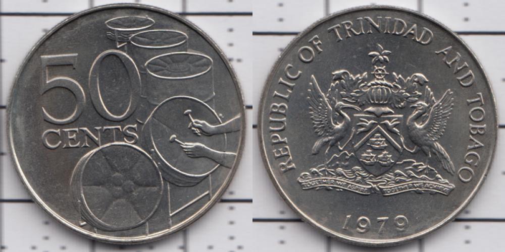 Тринидад и Тобаго 50 центов ББ 1979г.