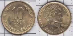 10 песо 1993