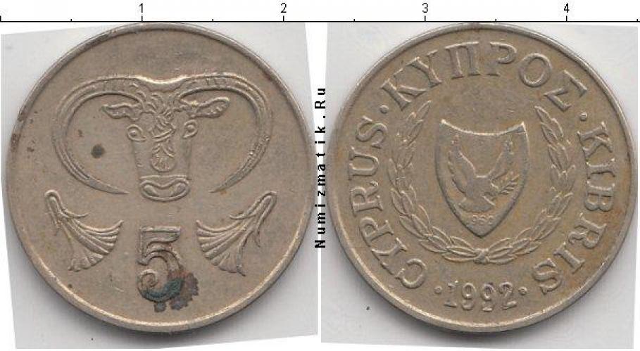 Кипр 5 (центов)  2004г.