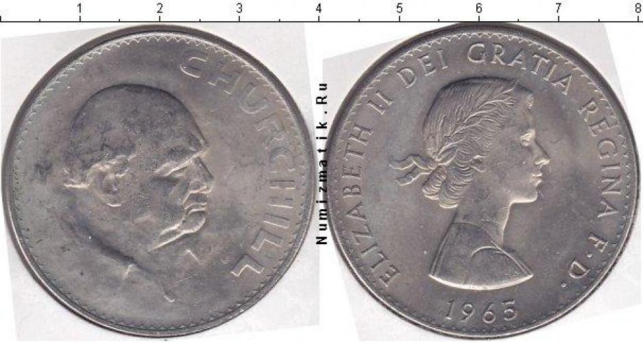 Великобритания (25 пенсов или 1 крона)   1965г.