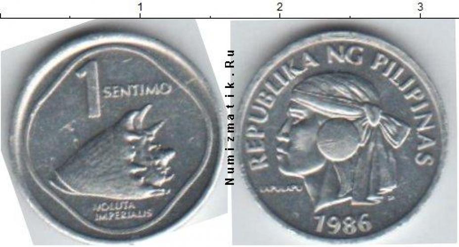 Филиппины 1 SENTIMO  1987г.