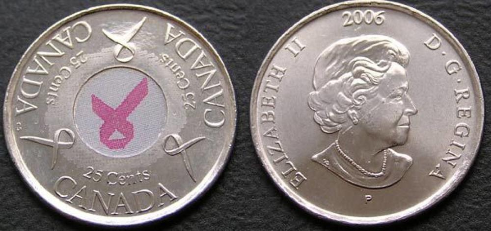Канада 25 CENTS  2006г.