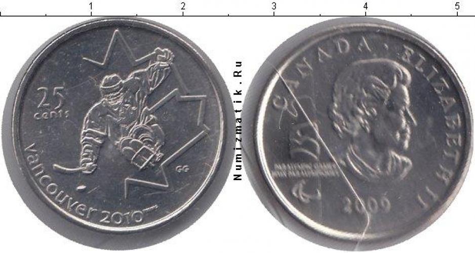 Канада 25 CENTS  2009г.