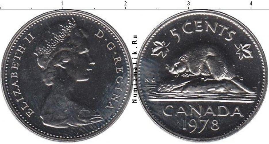  5 CENTS  1977.