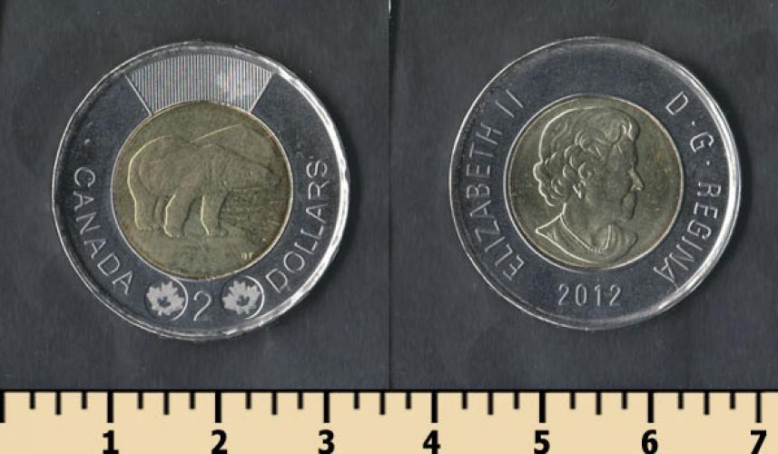 Канада 2 DOLLARS  2012г.