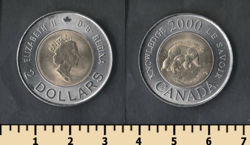 Канада 2 DOLLARS  2000г.